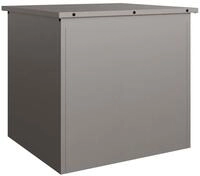 vidaXL Aufbewahrungsbox Gartenlagerkissenbox Verzinkter Stahl 55 x 50,5 x 50 cm...