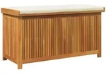 vidaXL Gartenbox Outdoor-Kissenbox 113x50x60,5 cm Massivholz