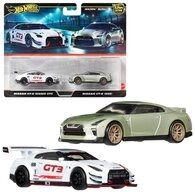Hot Wheels Spielzeug-Rennwagen Nissan GT-R Nismo GT3 & Nissan GT-R Hot Wheels...
