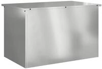 vidaXL Aufbewahrungsbox Gartenlagerkissenbox Verzinkter Stahl 80 x 50,5 x 50 cm...