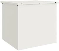 vidaXL Aufbewahrungsbox Gartenlagerkissenbox Verzinkter Stahl 55 x 50,5 x 50 cm...