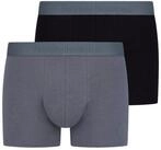 Bruno Banani Boxer Flowing (2er Pack) mit kontrastreichem Logobund