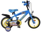 Volare Kinderfahrrad Rubble & Crew - 12 Zoll Jungen Blau mit Luftreifen und