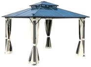 BRAST Pavillon Aluminium Pagode 3,5x3,5m viele Modelle, wahlweise LEDs, inkl.