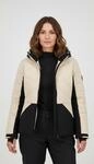 Skijacke ICEPEAK "ICEPEAK EVELETH", Damen, Gr. 44, beige (cement), Obermaterial: 100%
