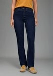 Arizona Gerade Jeans Ultra-Stretch Used-Look-Waschung