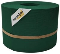 zaunzu Sichtschutzstreifen Rille PP f&uuml;r Doppelstabmatte Zaunblende Gr&uuml;n 50m, (1