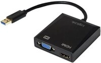 LogiLink LogiLink UA0234 USB / VGA / HDMI Adapter [1x USB 3.2 Gen 1 Stecker A