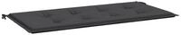 vidaXL Sitzauflage Gartenbank-Auflage Schwarz 120x50x4 cm Oxford-Gewebe, (1 St)
