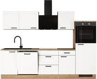 Flex-Well K&uuml;che ROMEO & JULIA, im Landhaus-Stil, Breite 280 cm, wahlweise mit