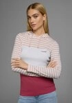 KangaROOS Kapuzenshirt aus Rippware, mit Kapuze, figurbetonte Passform,