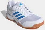 Hallenschuh ADIDAS PERFORMANCE "SPEEDCOURT", Herren, Gr. 42, blau (cloud wei&szlig;, ray