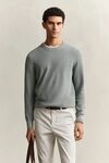 Gant Strickpullover MICRO TEXTURED COTTON C-NECK Regular fit mit...