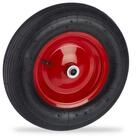 relaxdays Schubkarren-Rad Luftbereiftes Schubkarrenrad 4.80 4.00-8