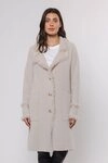 Rino & Pelle Longstrickjacke CATENA mit Fransendetails und Kn&ouml;pfen