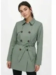 ONLY Trenchcoat ONLVALERIE TRENCHCOAT OTW NOOS Kunstfaser, doppelreihig mit G&uuml;rtel