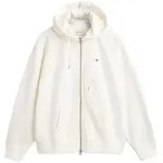 Gant Sweater Damen Sweatjacke Baumwolle SHIELD ZIP HOODIE wei&szlig; S (36)