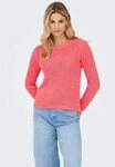 ONLY Strickpullover ONLGEENA XO L/S PULLOVER KNT NOOS Materialmix, regular fit