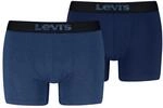 Boxer LEVI'S, Herren, Gr. L, blau (dunkelblau), Single Jersey, Obermaterial: 95%