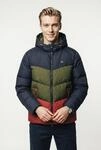 Steppjacke GANT "ACTIVE CLOUD BLOCKED", Herren, Gr. 4XL, blau (evening blau), Web,