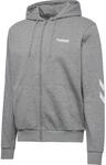 Kapuzensweatshirt HUMMEL "HMLLEGACY 2.0 ZIP HOODIE", Herren, Gr. S, grau melange,