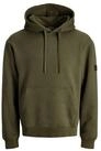Jack & Jones Hoodie Point Sweat Badge Hood BF mit 3D Print auf der Vorderseite