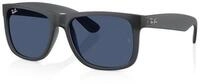 Ray-Ban Sonnenbrille Justin 687380 (Glasfarbe: dunkelblau) opalgrau - 1 Brille