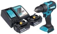 Makita Akku-Schrauber DDF 490 RF 18 V 65 Nm 1/2" Brushless + 2x Akku 3,0 Ah +