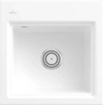 Villeroy & Boch K&uuml;chensp&uuml;le 335A 01 RW, Rechteckig, 51/22 cm, Subway Style...