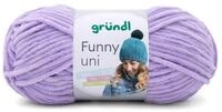 Gr&uuml;ndl Funny Chenille Wolle uni einfarbig zum Stricken H&auml;keln, Chenillegarn