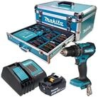 Makita Akku-Schlagbohrschrauber DHP 485 SF1X9 Akku Schlagbohrschrauber 18 V 50...