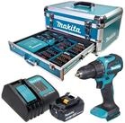 Makita Akku-Schlagbohrschrauber DHP 490 SF1X9 18 V 65 Nm Brushless + Akku 3,0 Ah +