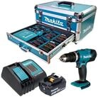 Makita Schlagbohrmaschine DHP 453 SF1X9 18 V 42 Nm + 1x Akku 3,0 Ah +...