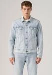 Jeansjacke LEVI'S "VINTAGE FIT TRUCKER JKT", Herren, Gr. M, blau (into the...