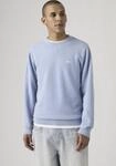 Rundhalspullover LEVI'S "LIGHTWEIGHT HM SWEATER", Herren, Gr. M, blau (chambray blau