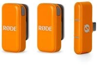R&Oslash;DE Rode Wireless Micro Drahtloses Mikrofon-System USB-C Orange Digitales