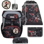 Belmil Schulranzen "Maxi" 2026 Set 1. Klasse, 22 Liter Volumen "Ninja", Ninja,
