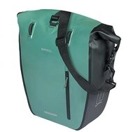 Basil Fahrradtasche Basil Einzeltasche Rivo L silbergr&uuml;n/schwarz 25-31L -
