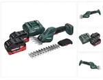 metabo Akku-Grasschere SGS 18 LTX Q Akku Gras und Strauchschere 18 V + 2x Akku...