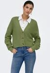 Strickjacke ONLY "ONLCAROL NICE L/S CARDIGAN KNT NOOS", Damen, Gr. XS, gr&uuml;n