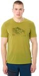 Funktionsshirt VAUDE "MEN'S TEKOA T-SHIRT III", Herren, Gr. S, gr&uuml;n (light leaf),