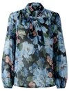 Oui Langarmbluse Bluse
