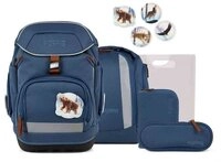 ergobag Schulrucksack Pack (6tlg., Federm&auml;ppchen, Sportrucksack, Heftebox,