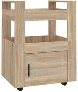 vidaXL K&uuml;chenwagen NA K&uuml;chenwagen Sonoma Eiche 60x45x80 cm Spanplatte