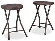 relaxdays Campinghocker Klapphocker BASTIAN, braun