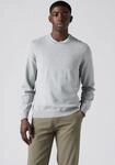 Rundhalspullover LEVI'S "LIGHTWEIGHT HM SWEATER", Herren, Gr. M, grau (mid tone grau