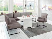exxpo - sofa fashion Eckbank Affogato, hoher Sitzkomfort, bequem, Frei im Raum