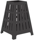 vidaXL Feuerkorb 50 x 50 x 70 cm Feuerschale Quadratische Feuerstelle Schwarz