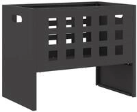 vidaXL Feuerstelle Feuerstelle Schwarz 50 x 30 x 40 cm Stahl, (1-St)