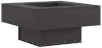 vidaXL Feuerkorb 60 x 60 x 30 cm Feuerschale Feuerstelle Quadrat Schwarz...